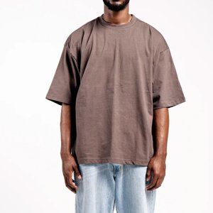 Brown Luxury Comfort Oversized Tee: Effortless Style, Endless Comfort